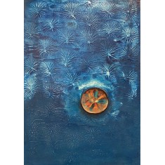 Mahira Ali, 20 x 30 Inch, Acrylic On Canvas. Abstract  Painting, AC-MAALI-005
